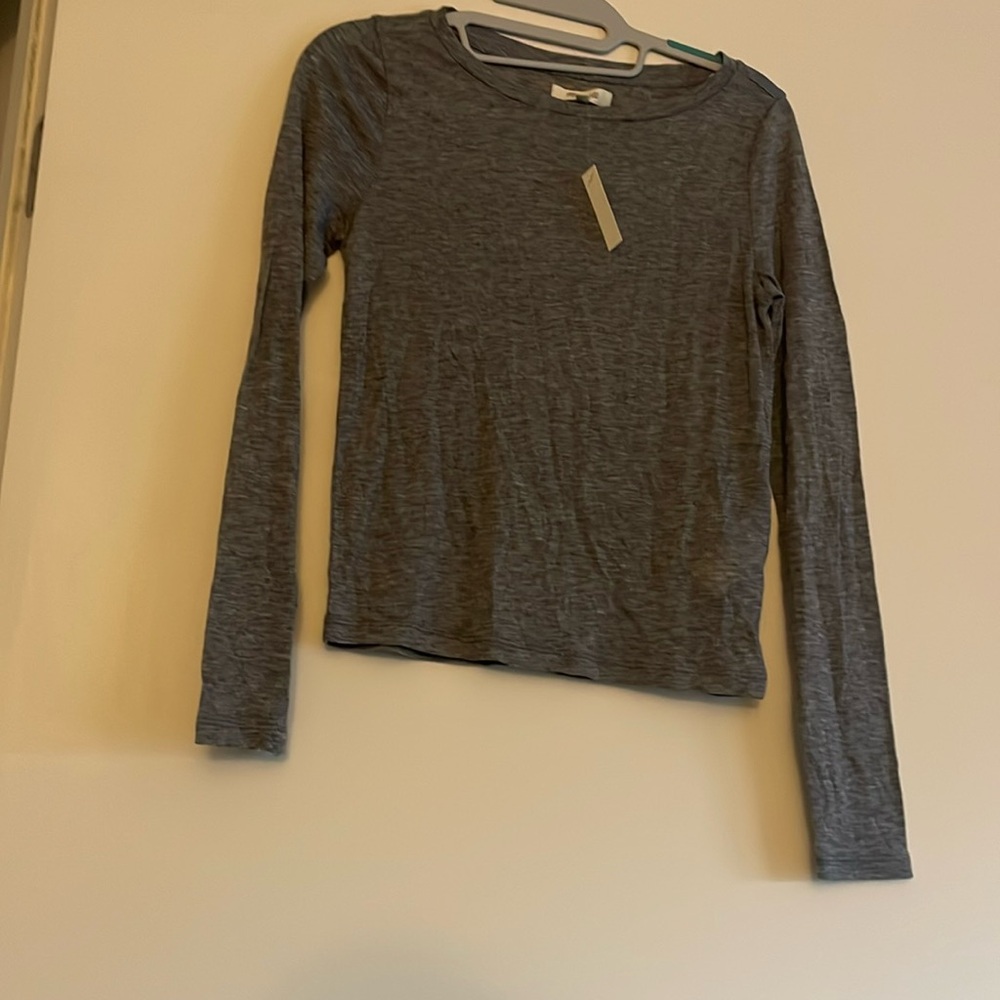 NWT Madewell Scoopneck long sleeve Tee s